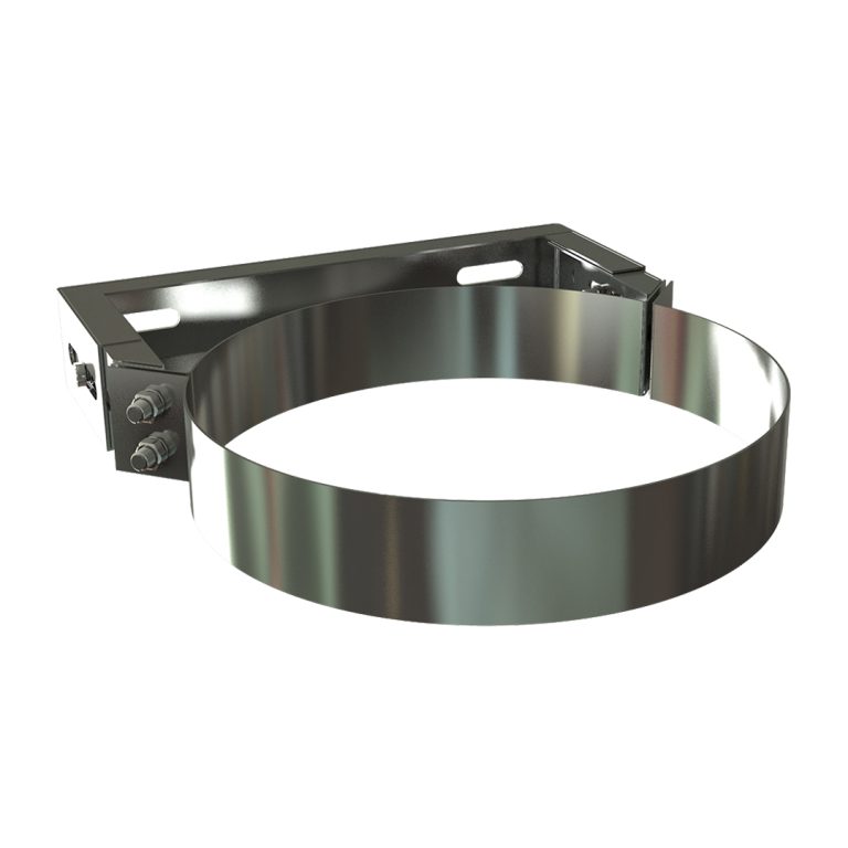 Dubultsienu izolētā dūmvada sienas stiprinājums &Oslash;200 50-125mm distancei no sienas &ndash; IOSW200-IWSO-50-125