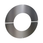 Dubultsienu izolētā dūmvada divdaļīgā sienas nosedze &Oslash;280, apaļa &ndash; WRMN280/580