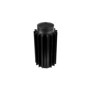 Melnā biezsienu caurule (radiators) 0.5m &Oslash;120 - KPRAD120-0.5
