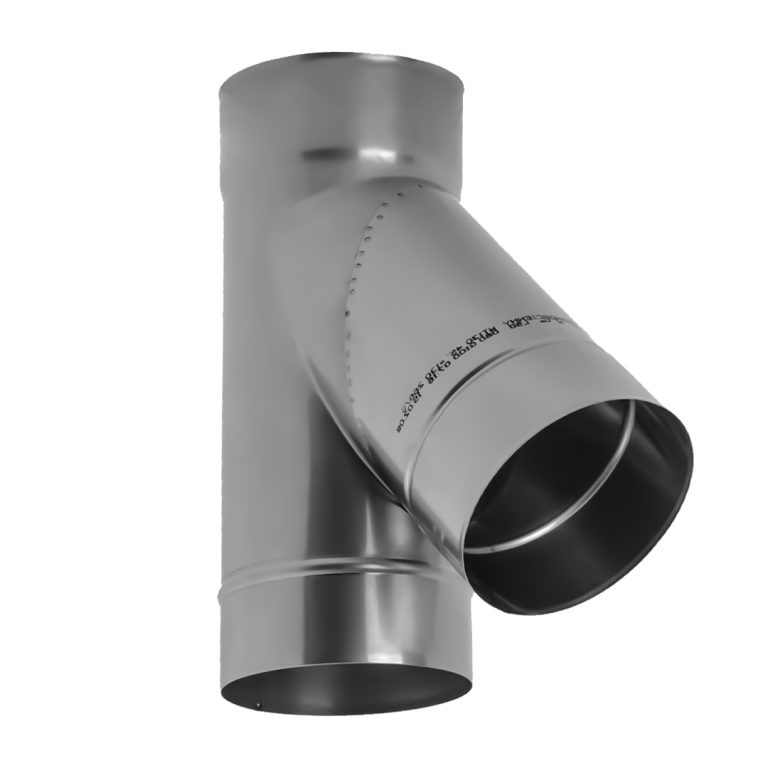 Skursteņa čaulas t-gabals 45&deg; &Oslash;120 (1mm) &ndash; WTK120-45