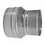 Skursteņa čaulas adapteris &ndash; pāreja no &Oslash;250 uz &Oslash;180+ (1mm) &ndash; WROK250/180