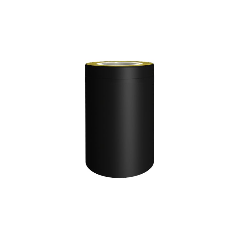 Smooth dubultsienu dūmvada caurule 0.5m &Oslash;130/225 &ndash; IRSM130-0,5