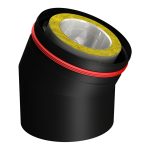 Aero trīssienu dūmvada līkums 27&deg; &Oslash;150/280 &ndash; AEKM150-27